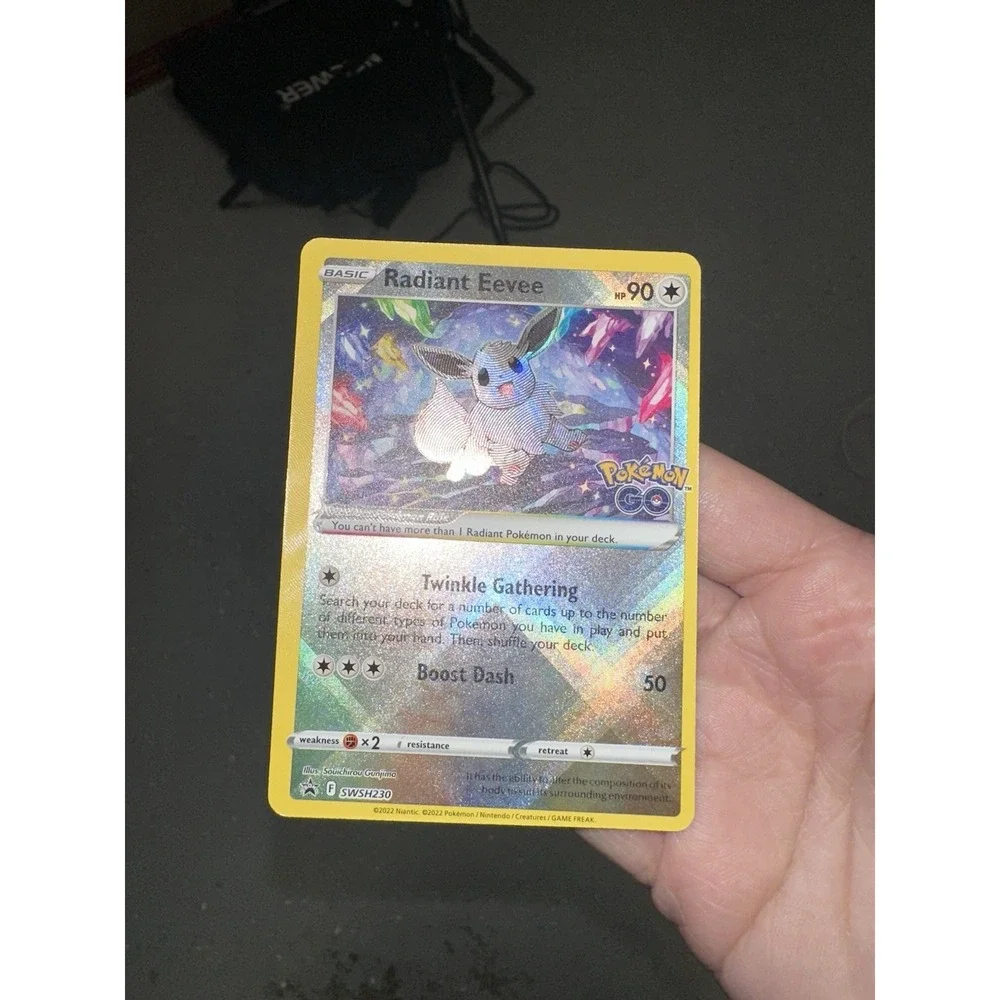 Radiant Eevee MISCUT ERROR ALIGNMENT DOT! SWSH230 Promo Cards Holo Near mint‎ NM